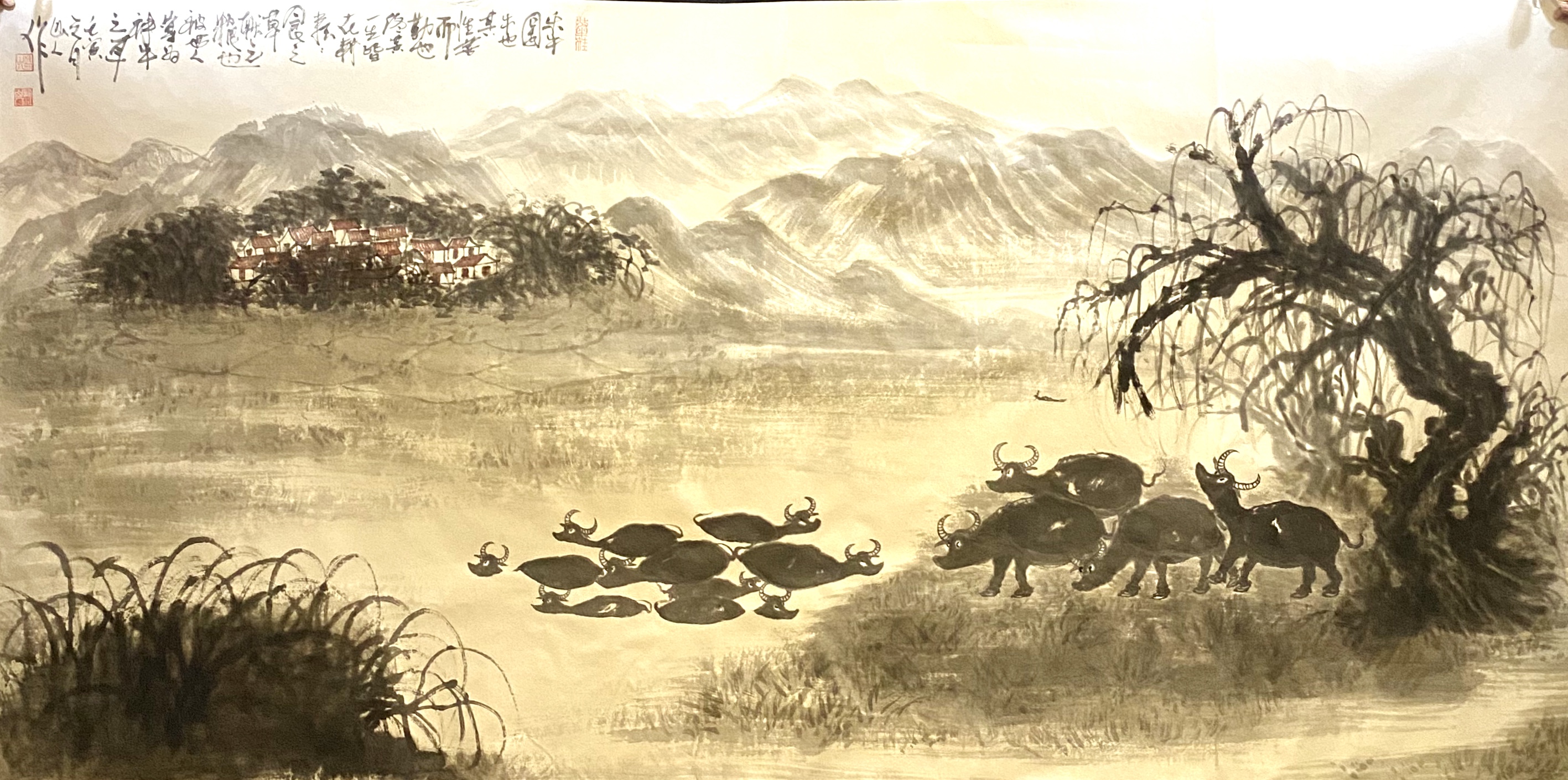牛画,牛人,牛劲,李可染朱祖国成功的奥秘