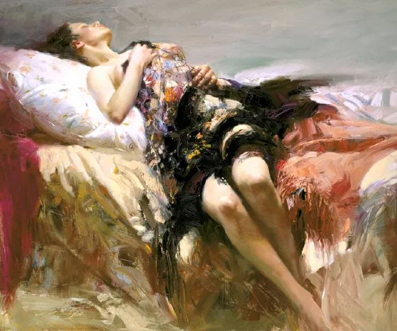 唯美色彩、潇洒笔触——德埃尼的作品