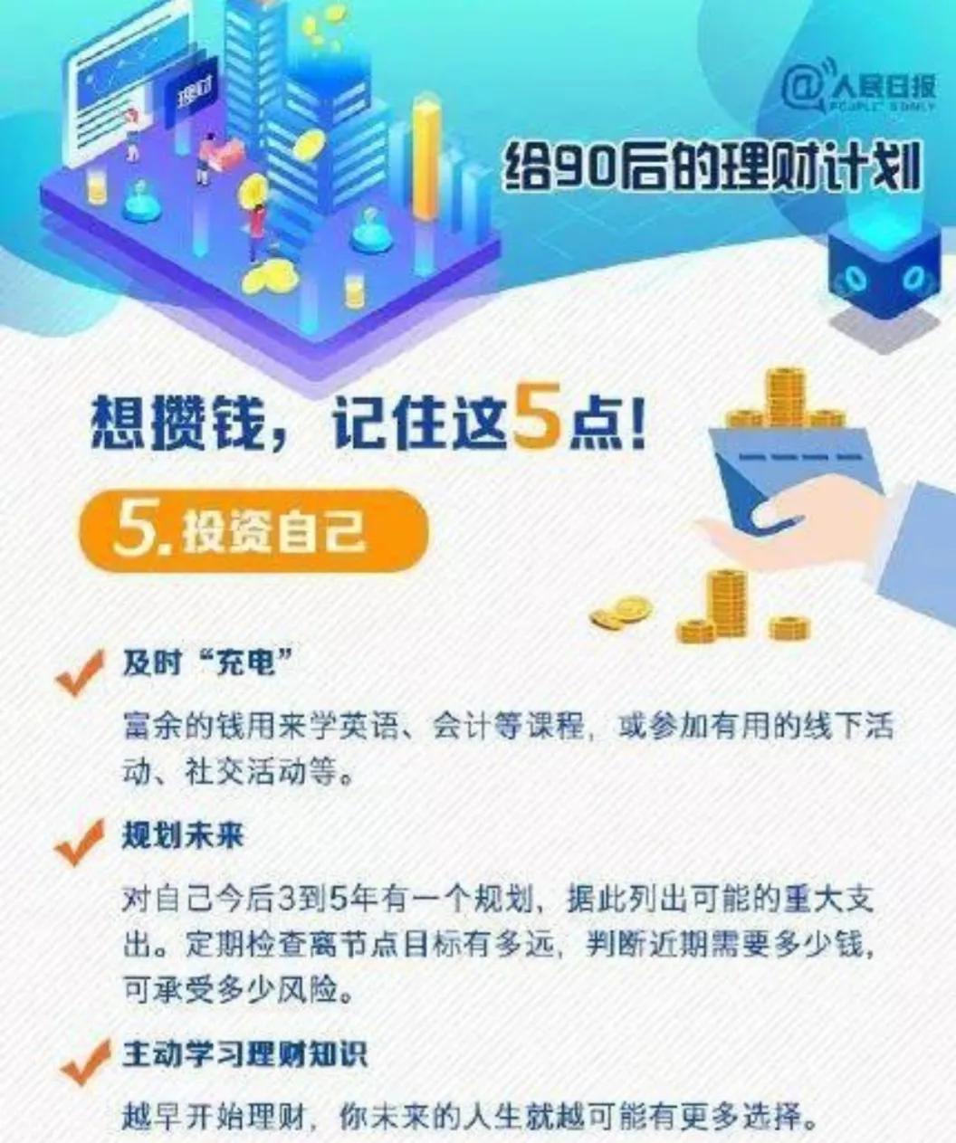 人民日報給到的理財計劃，拿去