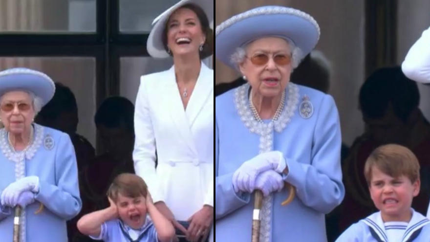 女王登基70年慶典全英嗨翻！皇室成員齊聚，路易小王子實力搶鏡