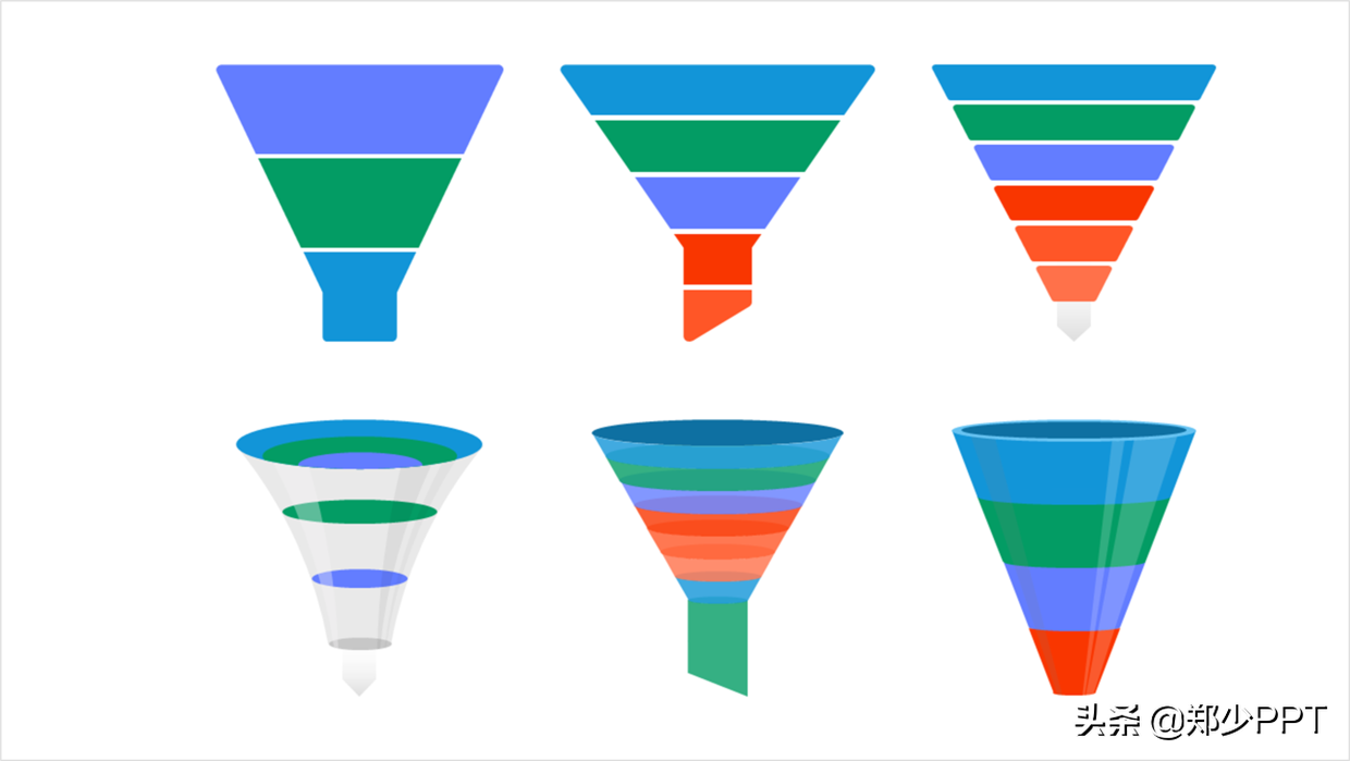 PPT中的漏斗图怎么表示好看？用这个神器，效果很高