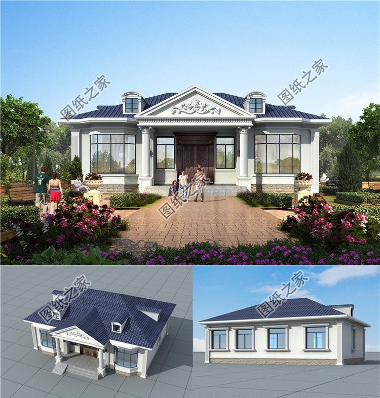 五套简欧式别墅装修效果图，典雅奢华尽显欧式风情