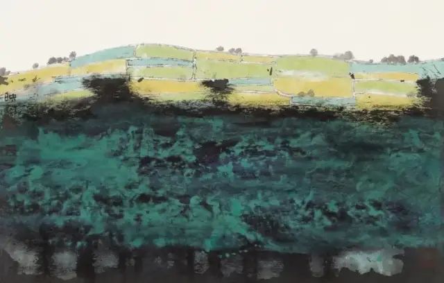 他的画激情迸发，境界博大