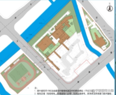 宁波海曙雅戈尔中学扩建方案终于出来了(图4)