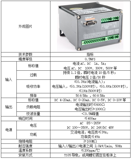 功率变送器