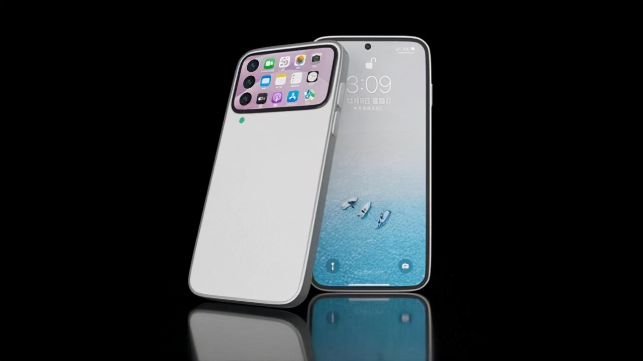 iPhone15ProMax概念机：这样的双屏幕才豪横，后置3摄融入2寸副屏