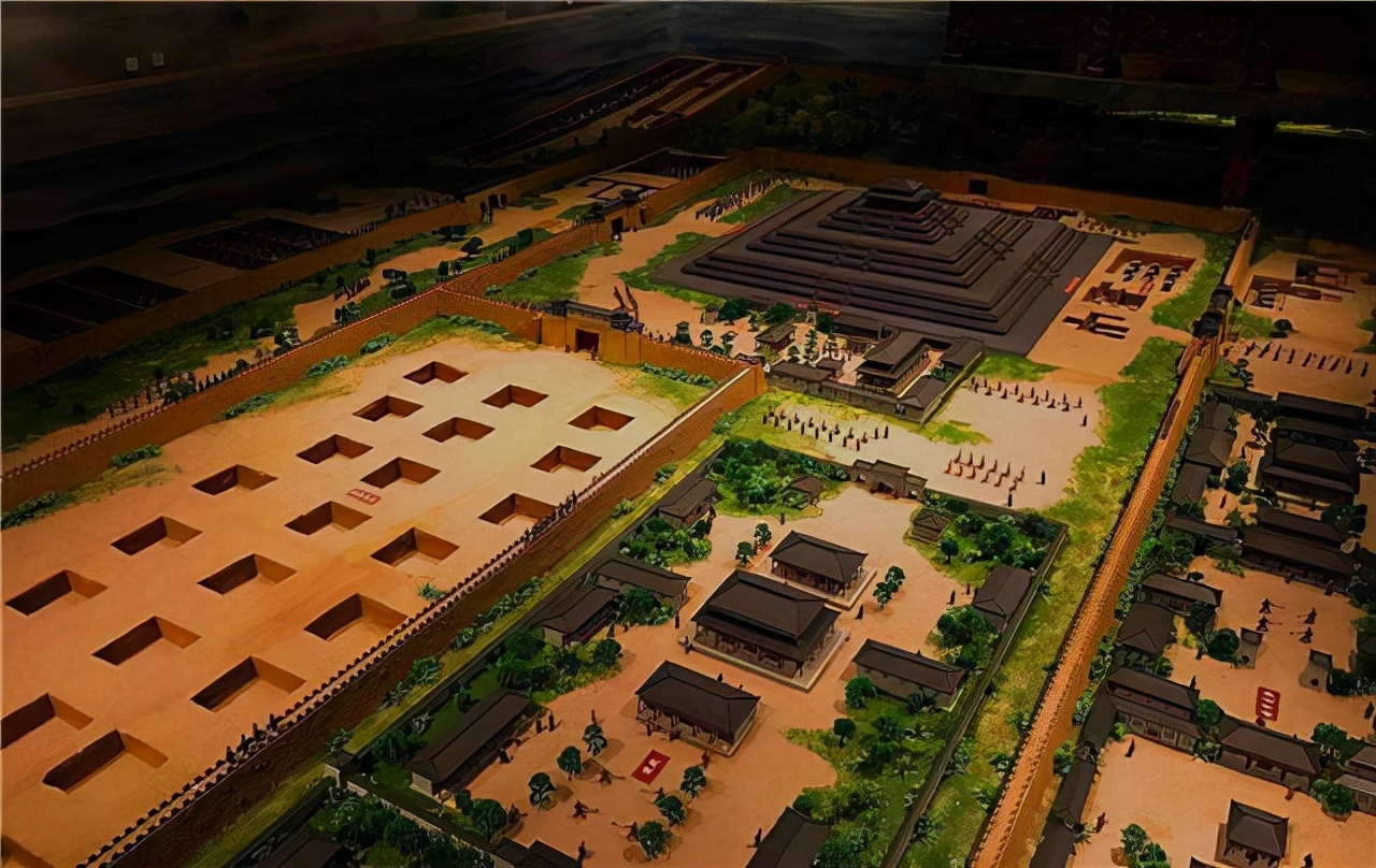 秦始皇陵地宫模拟图图片