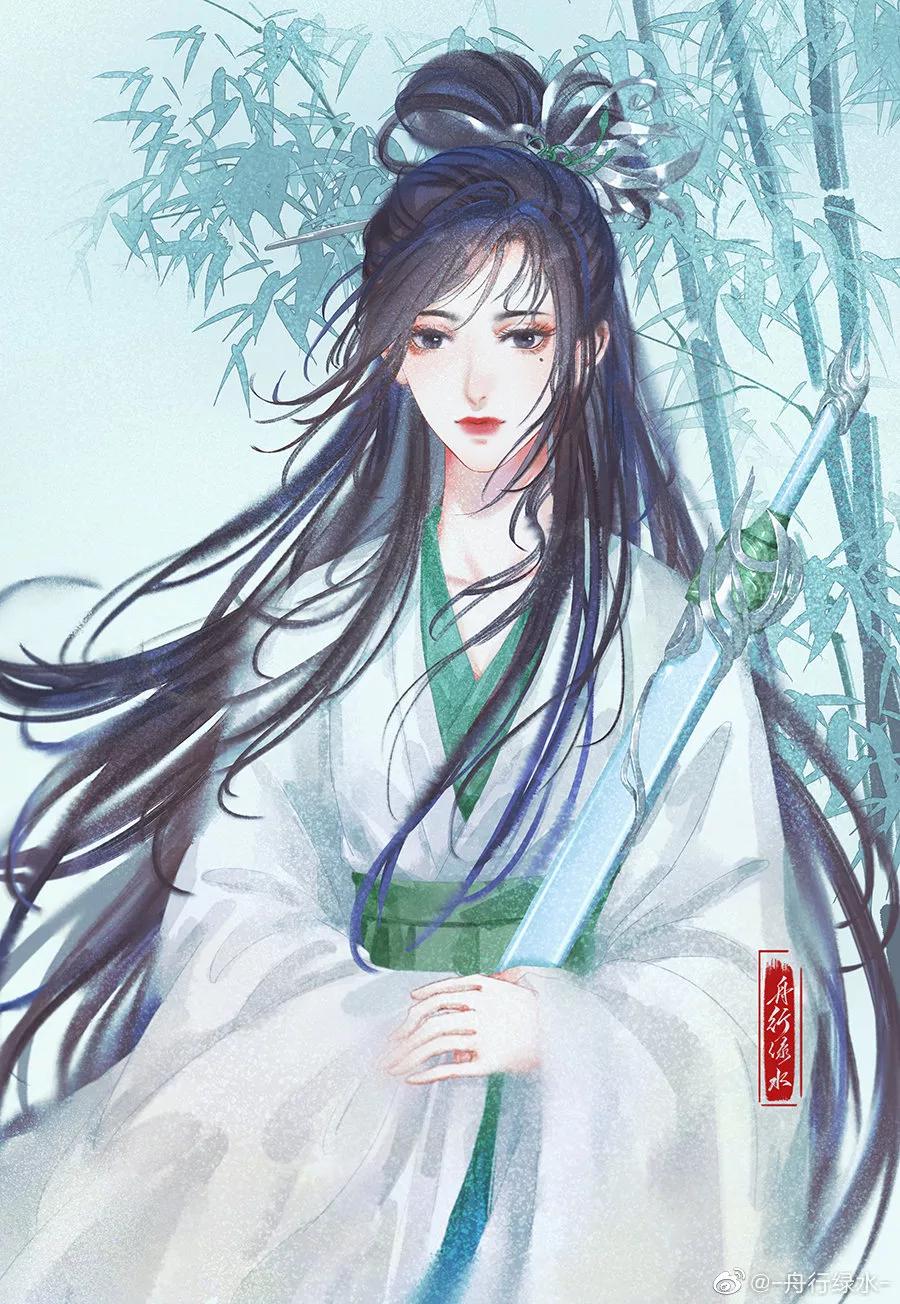 20220507插画壁纸古风小解解图片欣赏