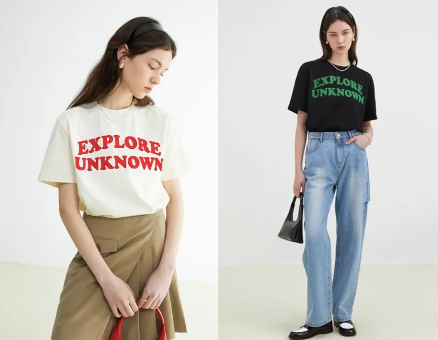 张子枫倪妮白百何这样穿T恤太好看了！|25款高颜值平价T恤get