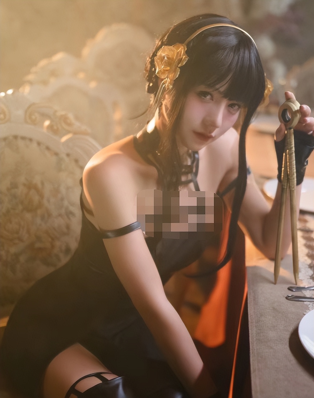 洛丽塔大哥7月直播不幸走光，网友：身材真不错~-哪边嗨