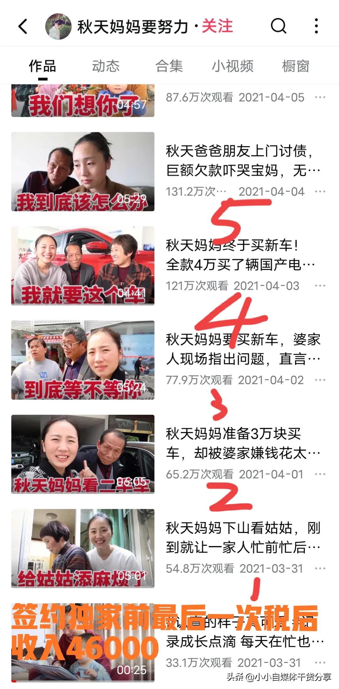 秋天妈妈220万粉丝月收入十万＋？麦小登883万粉丝收入是多少呢？