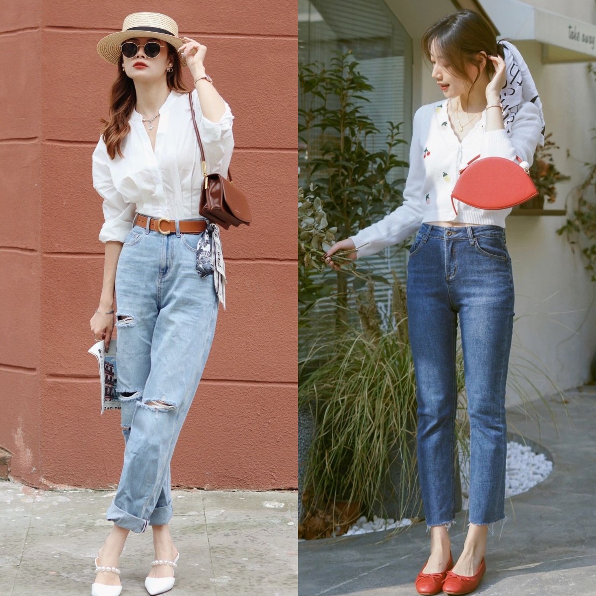 "九分牛仔裤"在搭配时,要注意这几个小细节