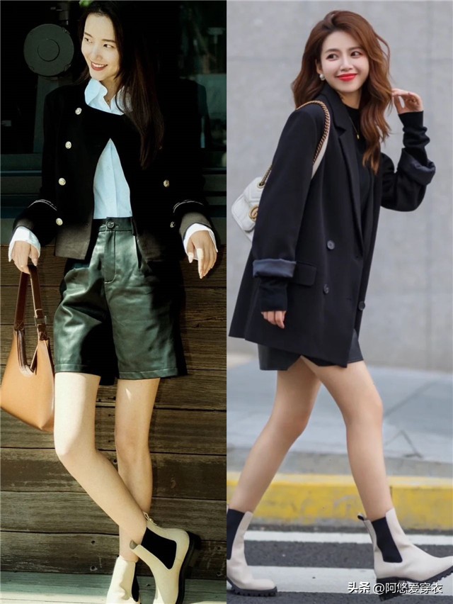 扔掉你的马丁靴吧！今年流行这“3种”靴子，158女生穿更洋气显高