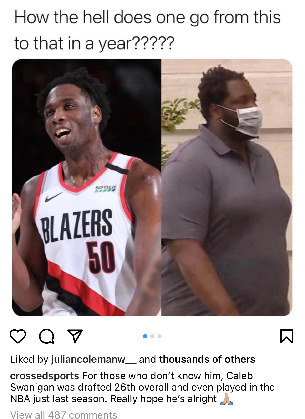 打过nba的球员哪些死了(25岁前NBA球星因过度肥胖，不幸突发心梗去世)