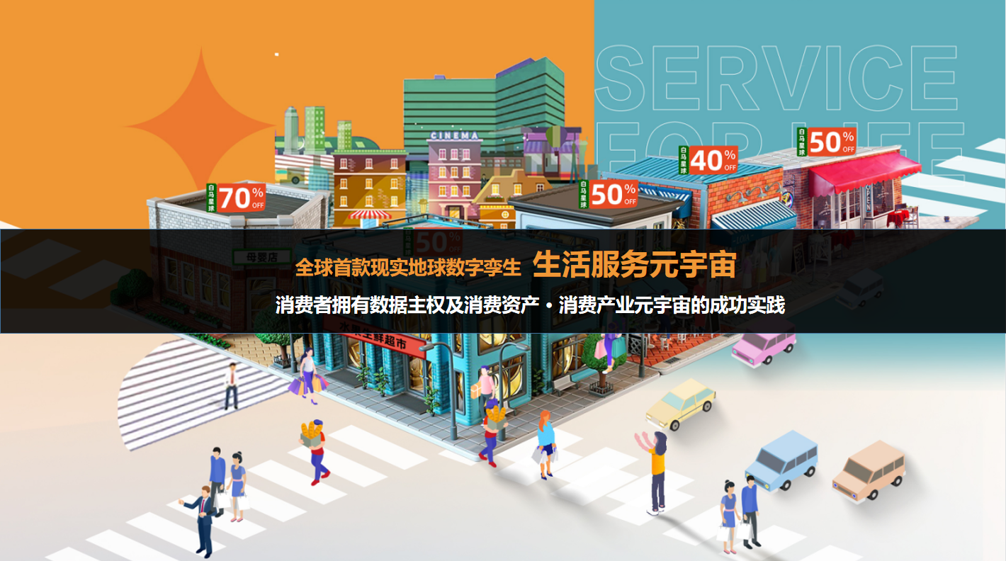 白马星球 || 全球首款现实地球数字孪生——生活服务元宇宙