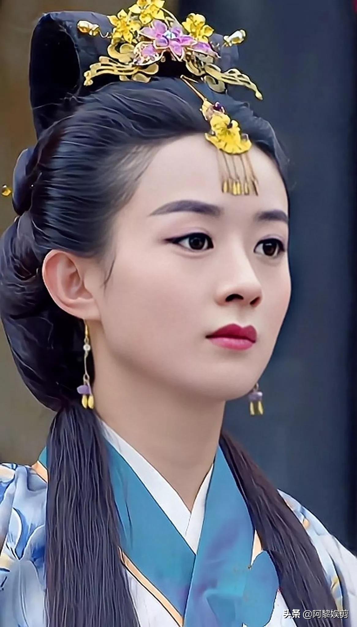 赵丽颖清纯可爱，太美了