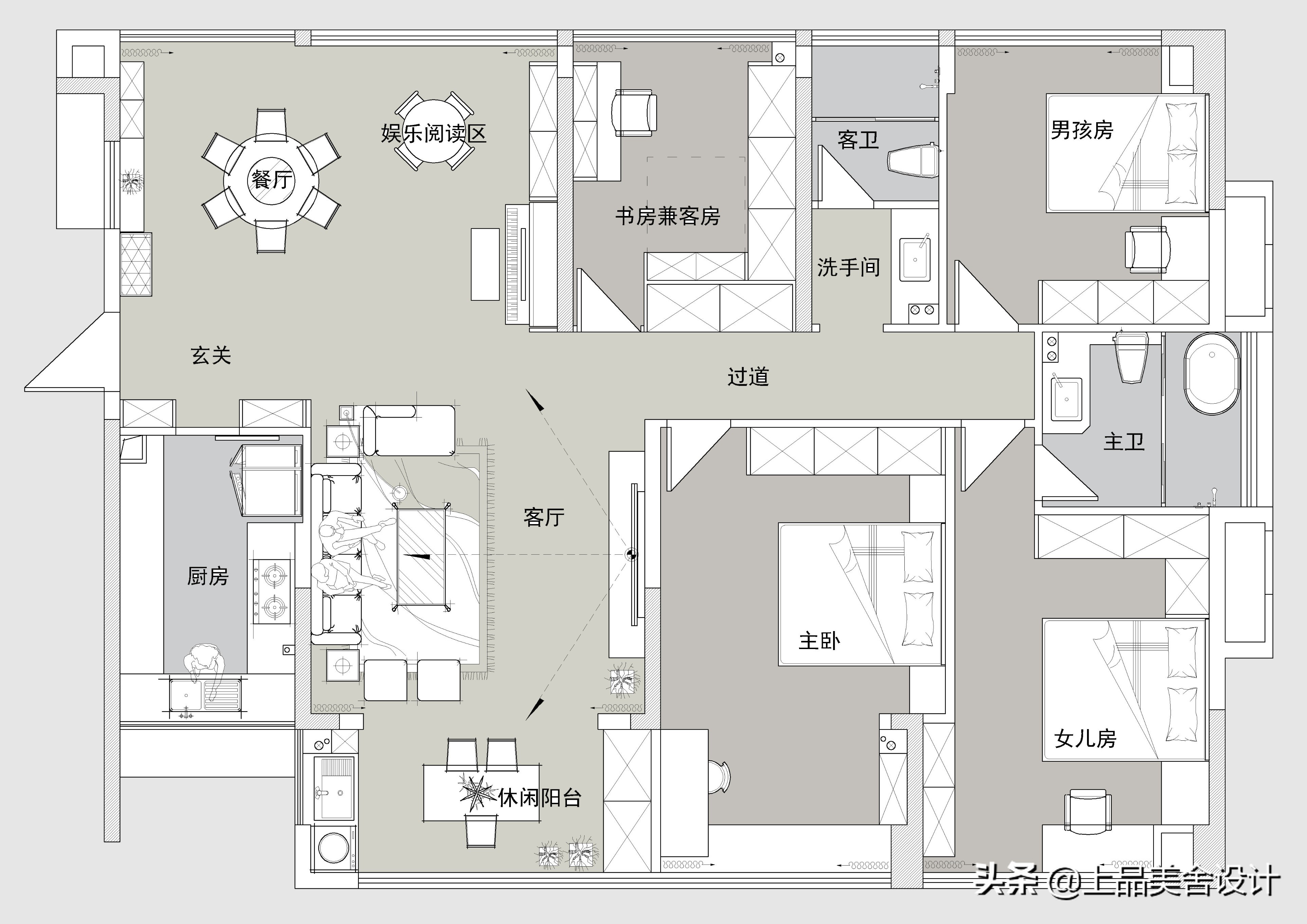 看了广东夫妇148㎡装修，才知美式风还可这样装，精致时尚太惊艳