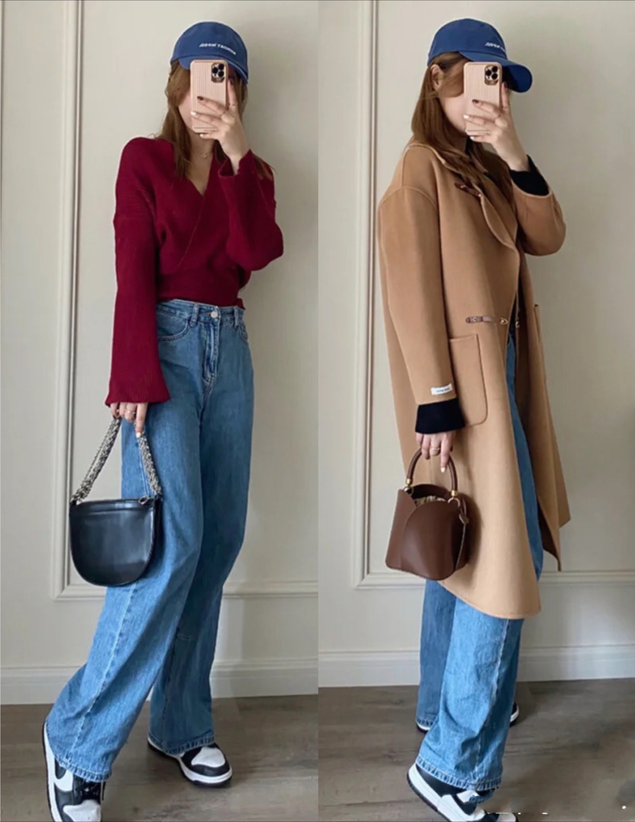 一件驼色大衣=n套搭配,简约,大方又时尚,"一衣多穿"真实用