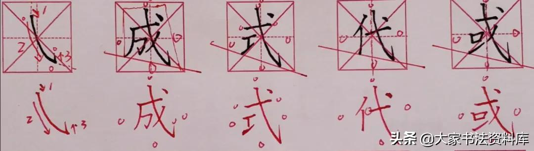 硬笔书法入门教程:基本笔画写法技巧