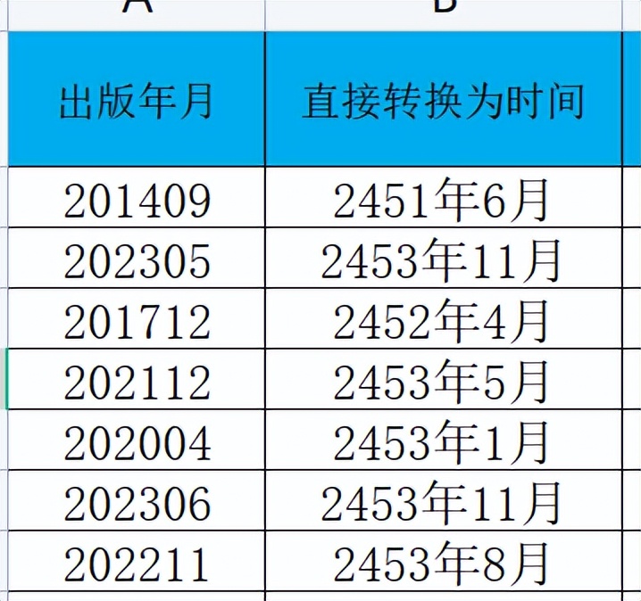 EXCEL中数字与时间的转换