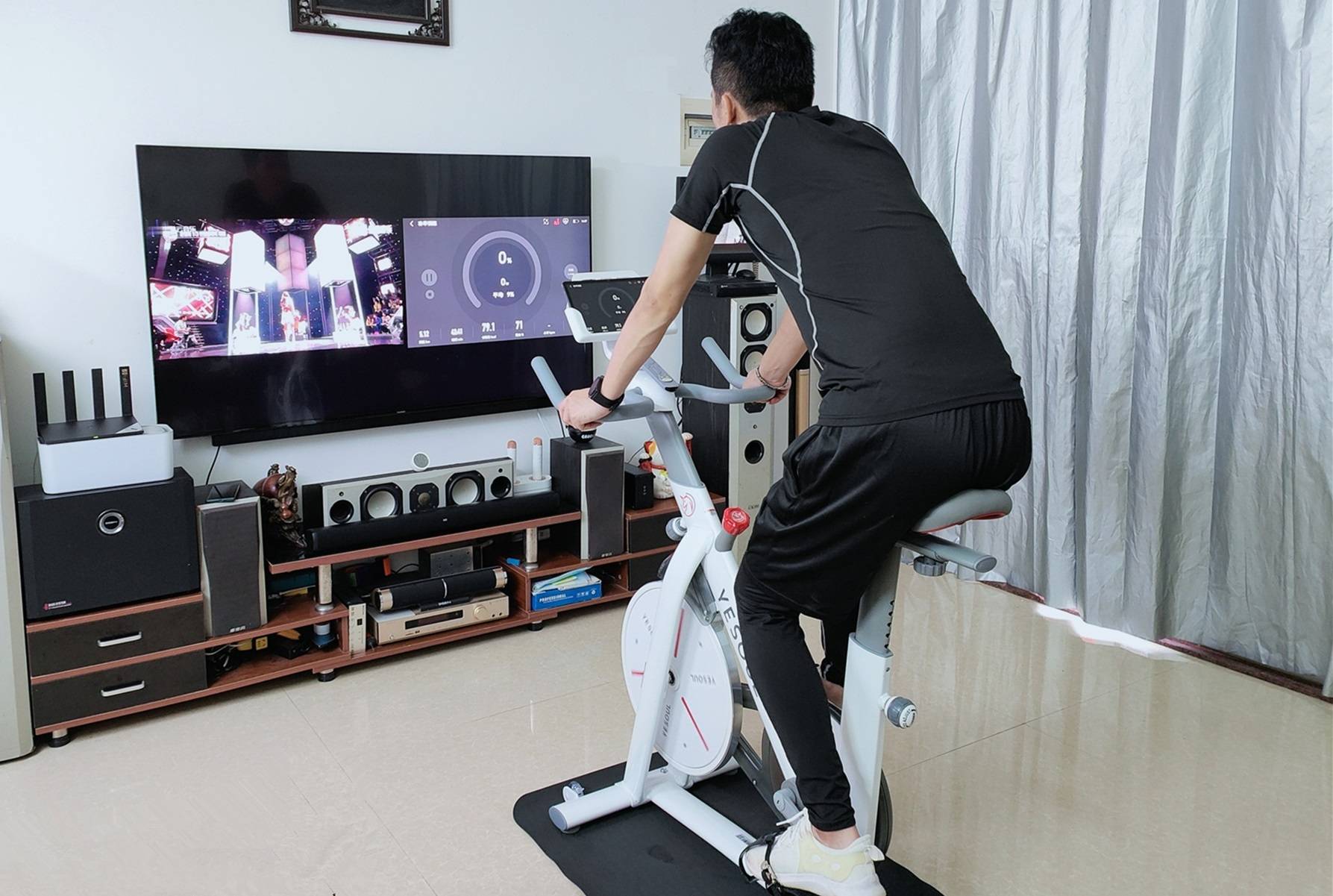 無電靜音不擾人，居家運動更放心，野小獸動感單車S1評測分享