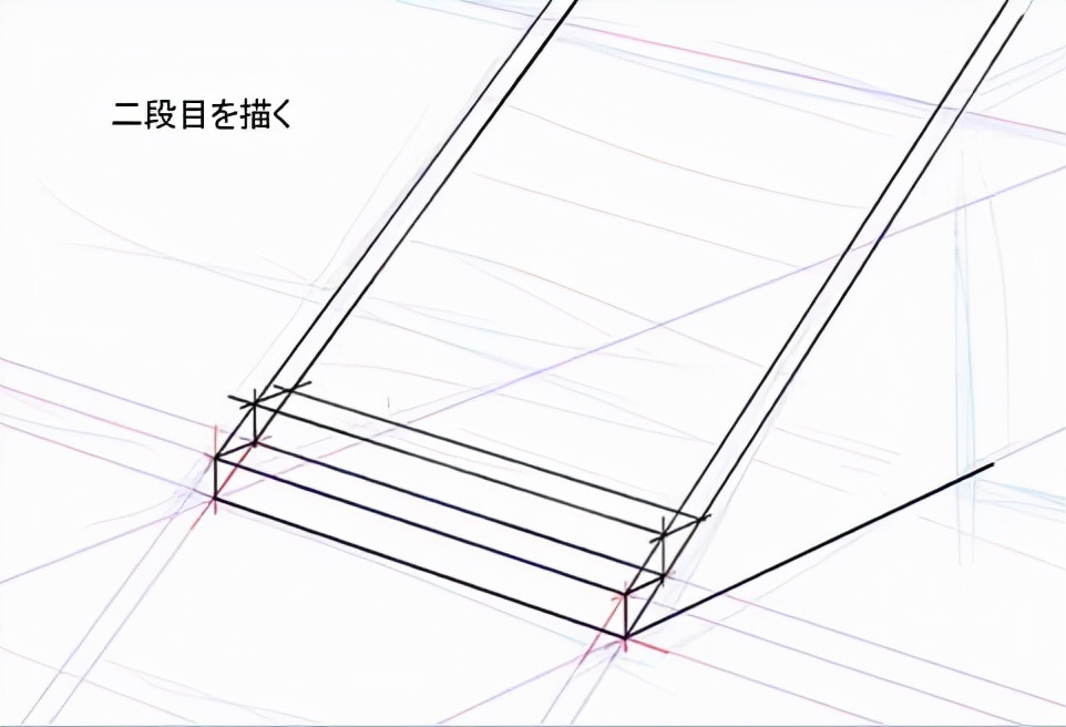 正面楼梯怎么画？画好立体感楼梯台阶的3个要点