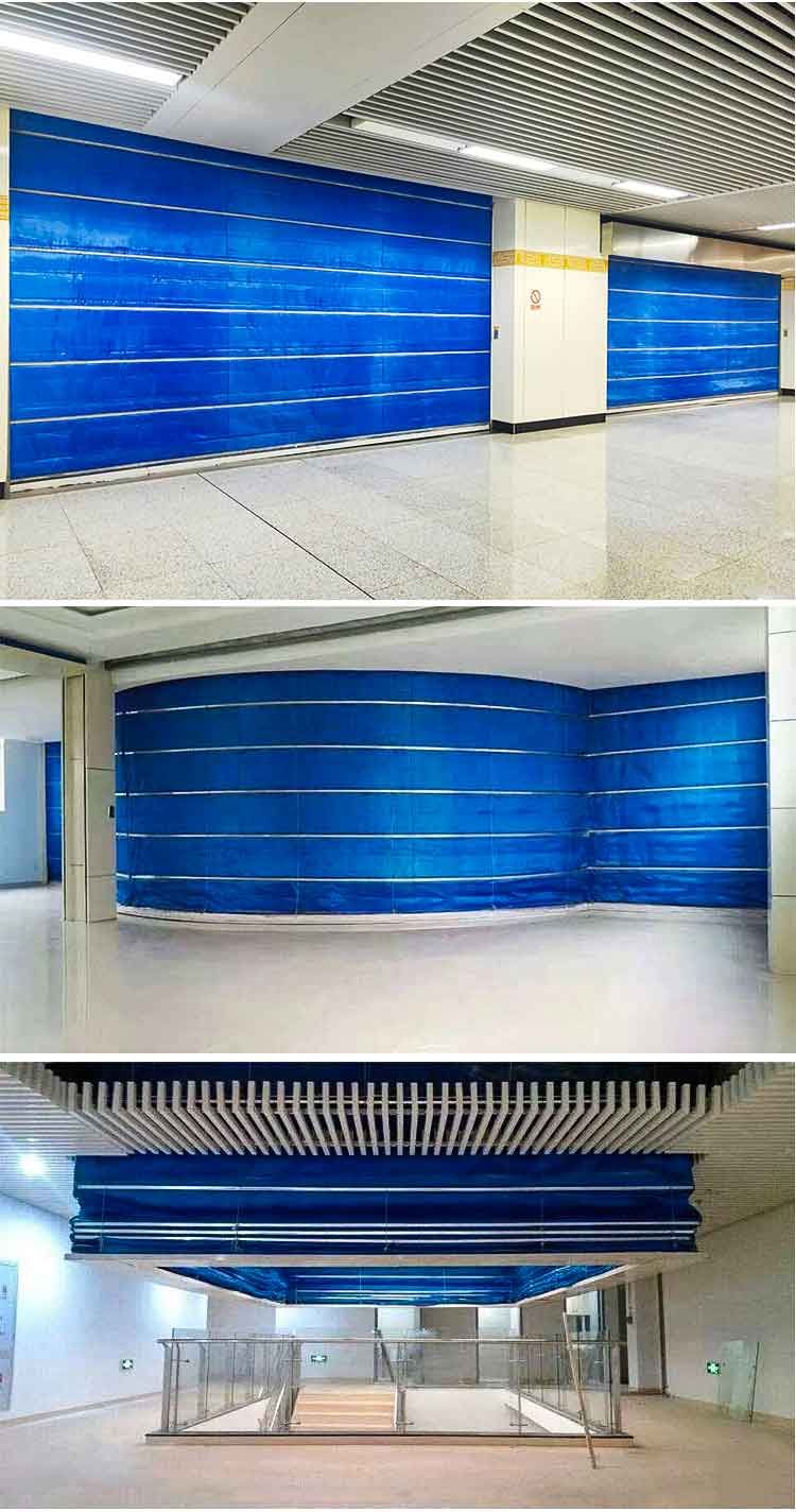 无机布防火卷帘门的安装与结构