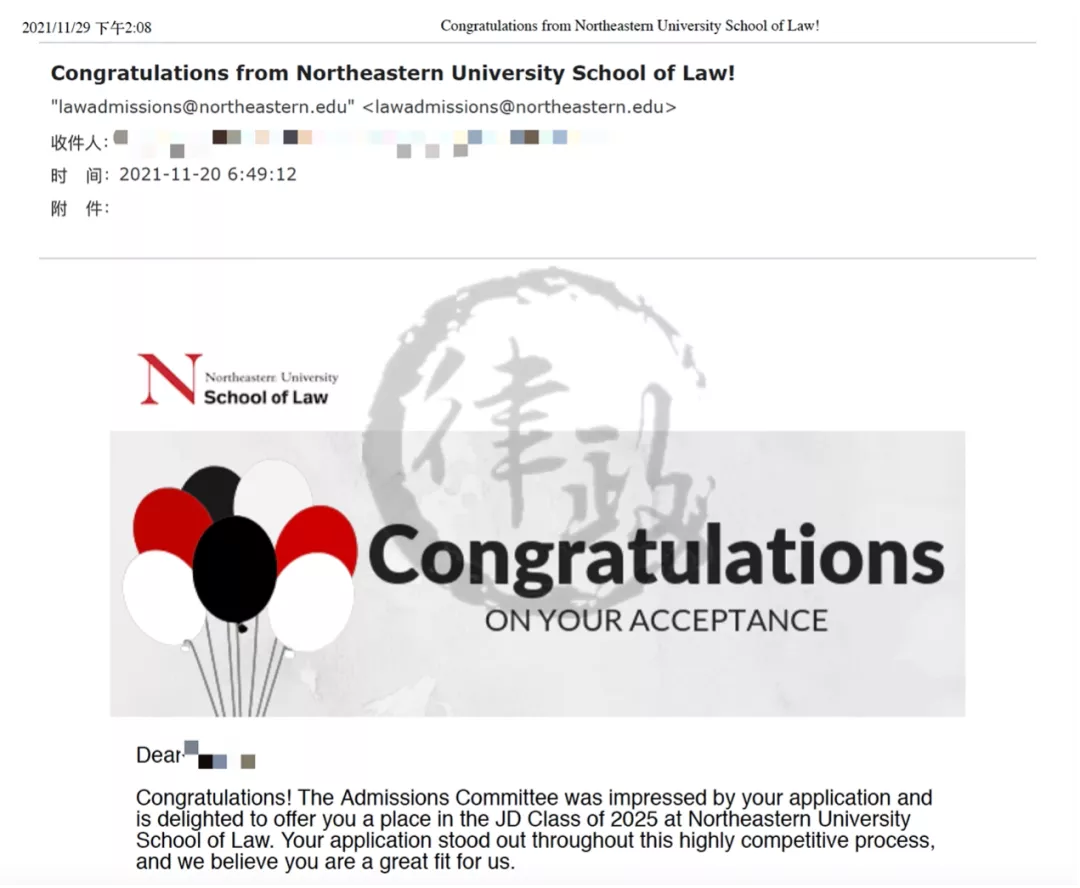 UCL和杜伦的Offer来啦！还有美国JD！被录取学员都有怎样的背景？