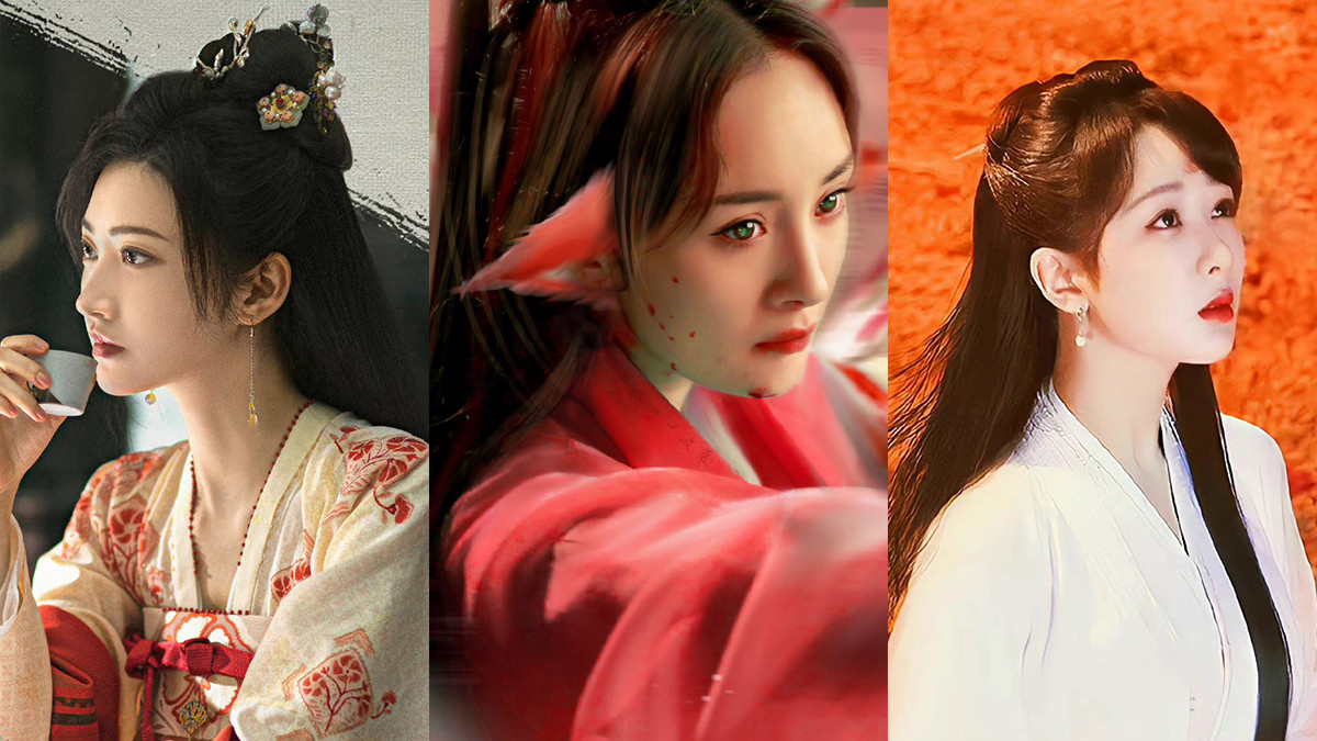 2022年10位女星最新接拍「古装角色」，赵丽颖变魔王