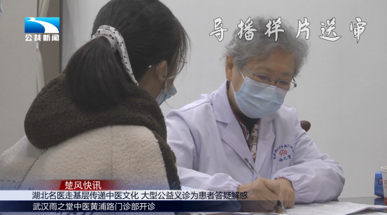 湖北名医走基层传递中医文化 大型公益义诊为患者答疑解惑