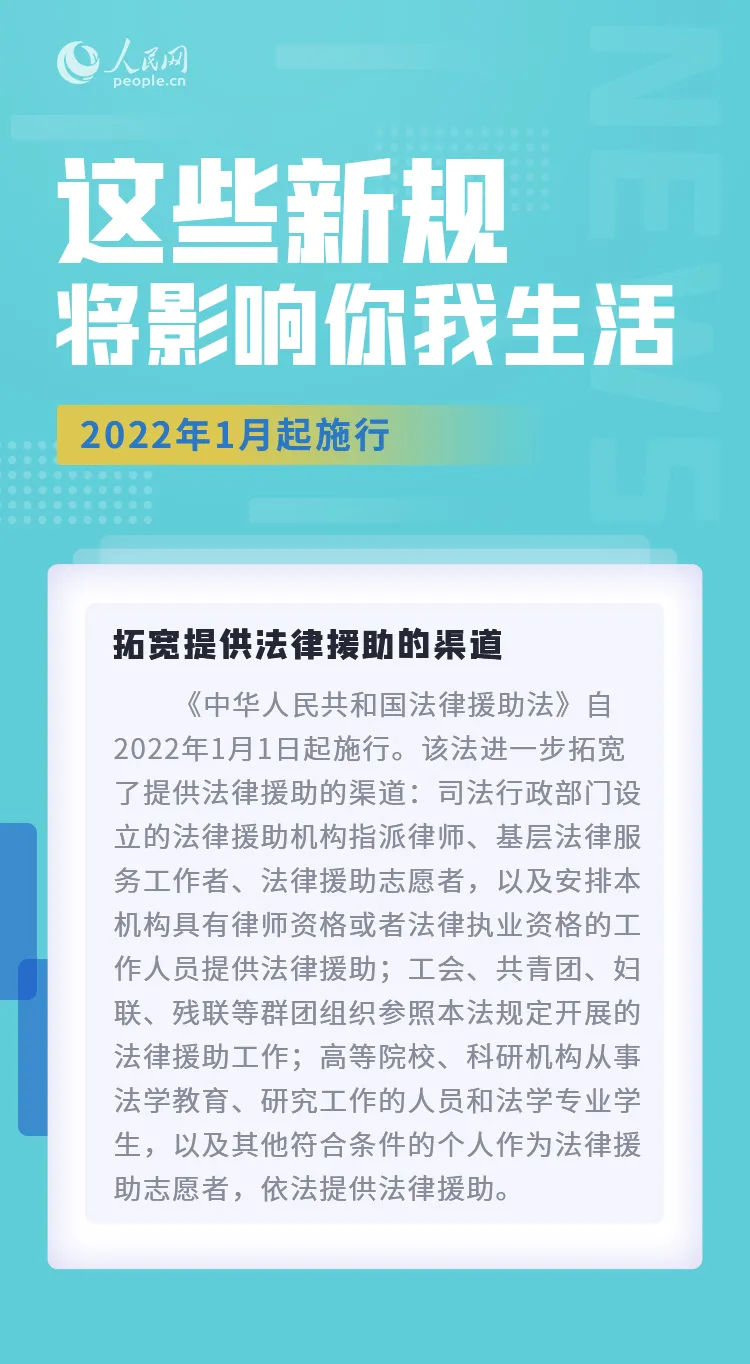 2022年1月新規(guī),來(lái)了!