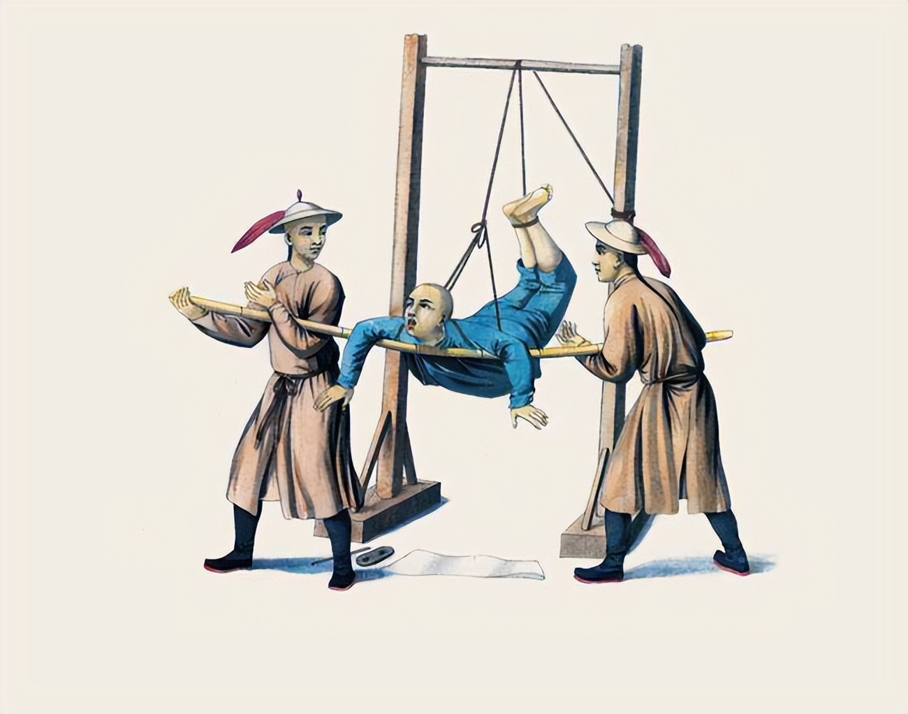 4.俱五刑砍掉一个人的头和四肢需要很大的力气,更别说拉了.