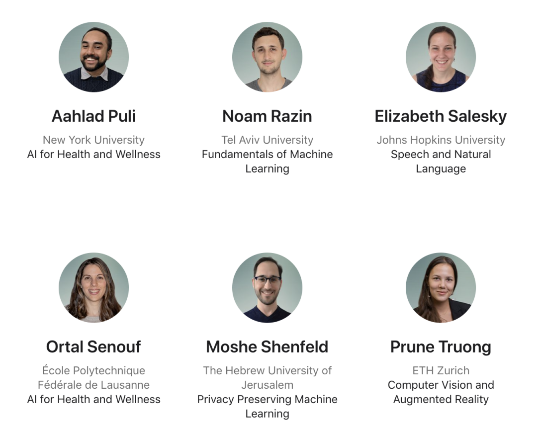 4位华人博士荣获2022苹果奖学金！其中1名浙大在读博士