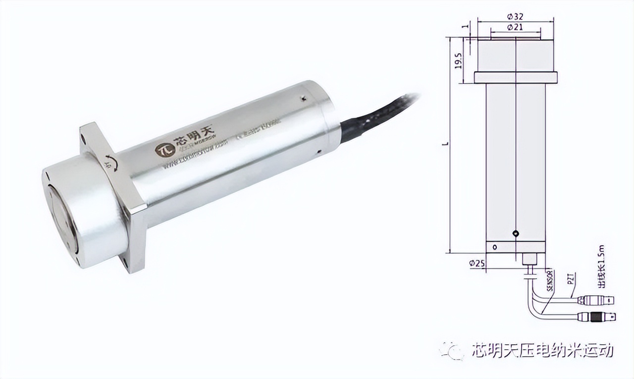 芯明天新品S37系列高可靠性压电偏转镜实物及尺寸