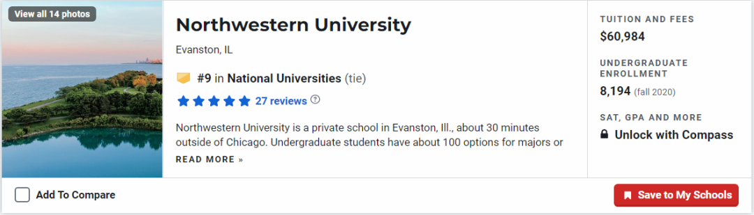 美国一流大学名单（美本TOP10放榜）