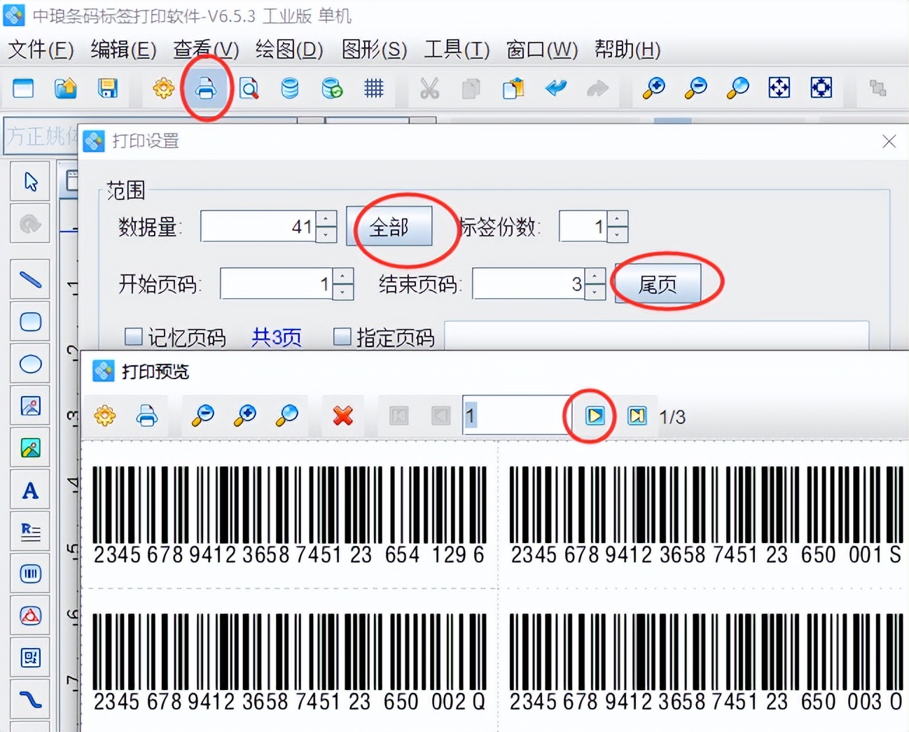 可变数据软件批量快速生成DPD条码