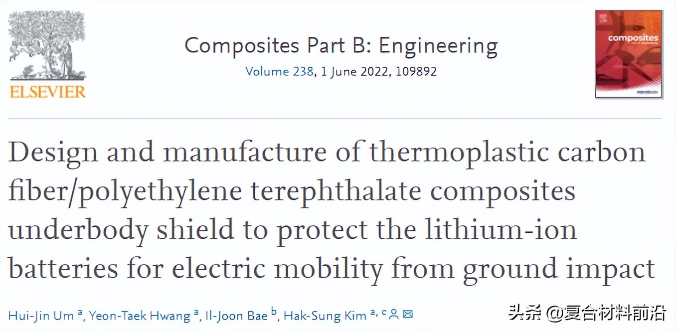 顶刊《Composites Part B》碳纤维科研领域最新研究进展TOP10