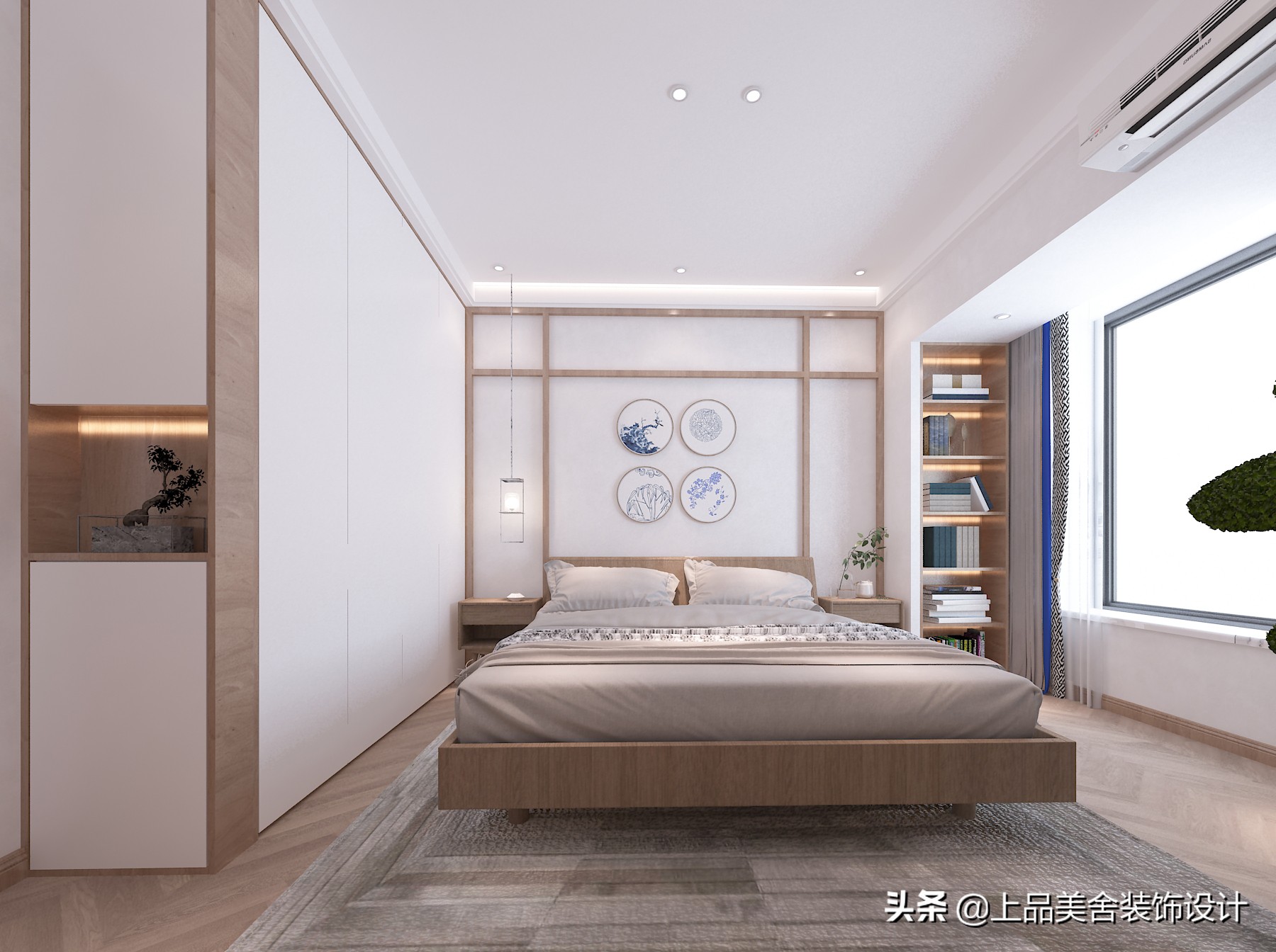 95㎡小户型装新中式，打造“空谷幽兰”的诗意氛围，惊艳了全小区
