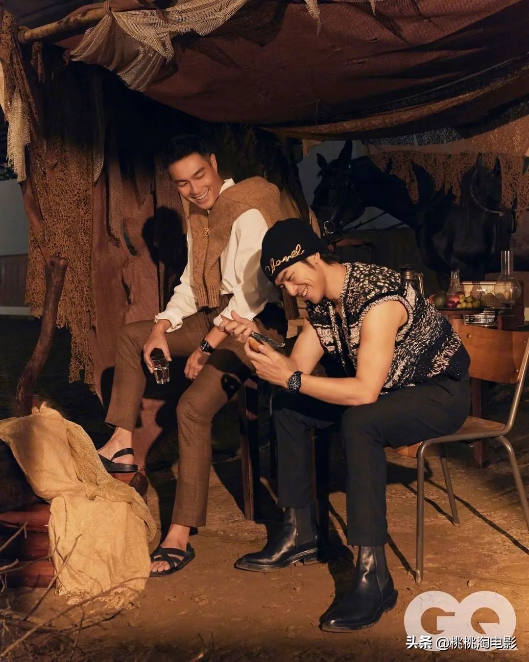 养眼兄弟组合！杨祐宁陈柏霖合体亮相台版《GQ》封面大片