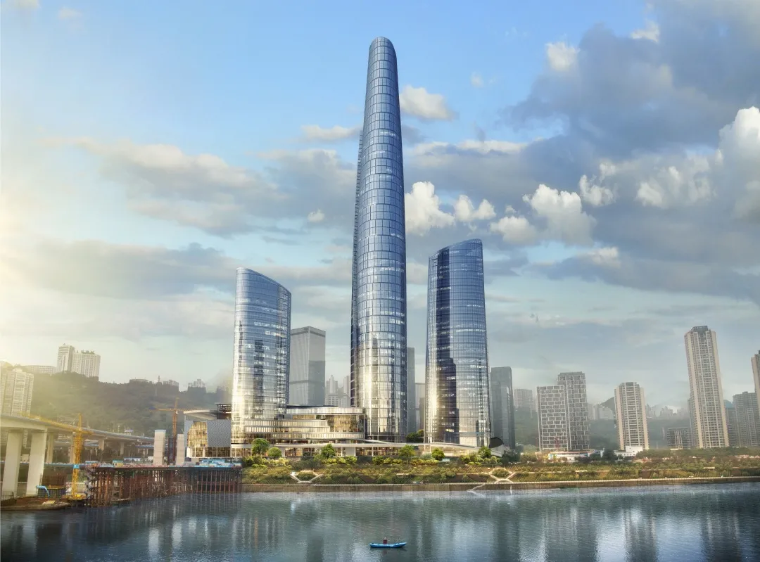化龙桥站重庆陆海国际中心TOD:再现地铁穿楼景致 / Arup奥雅纳