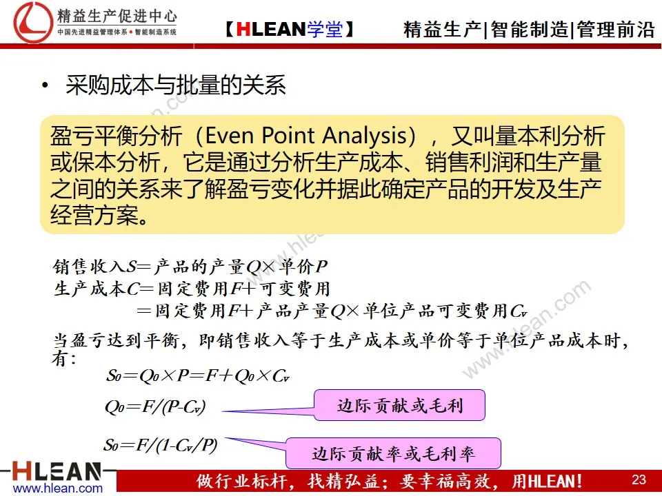 「精益学堂」精益供应链管理