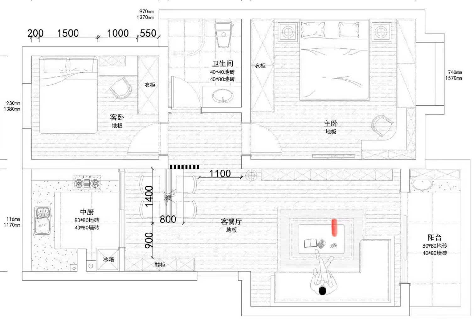 江苏23岁女孩69平小户型装修日记：温馨实用两全其美