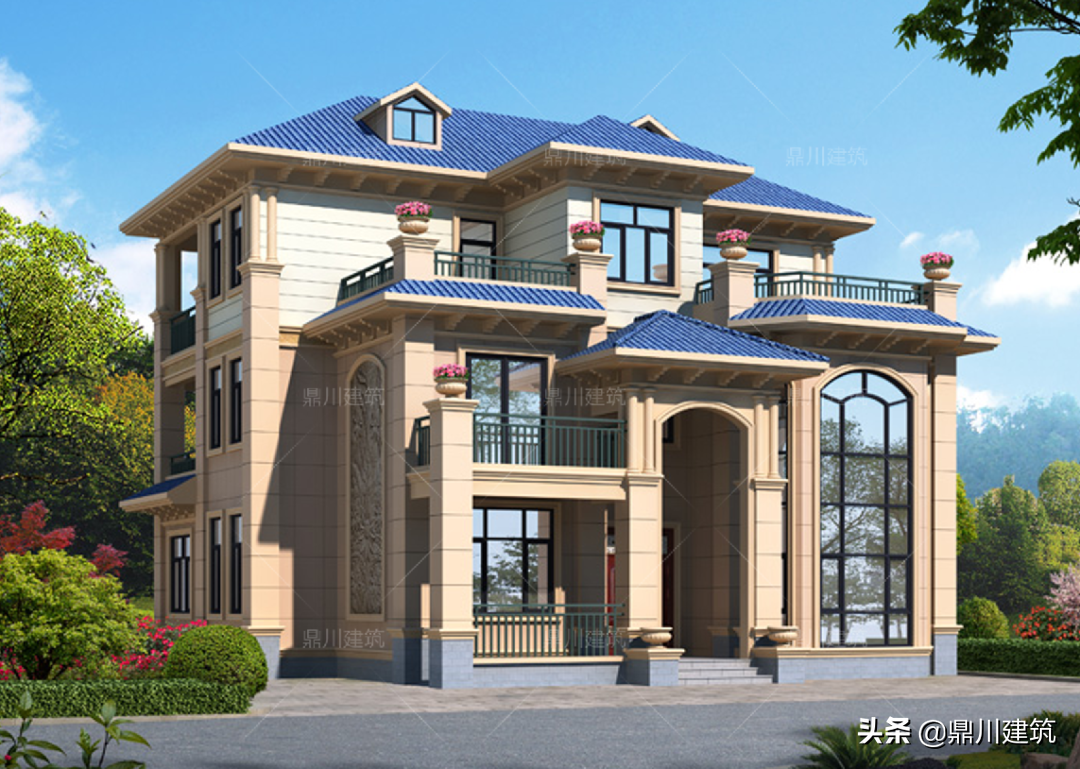 8套别墅高端豪华上档次,随便一套,都是村里最好看的