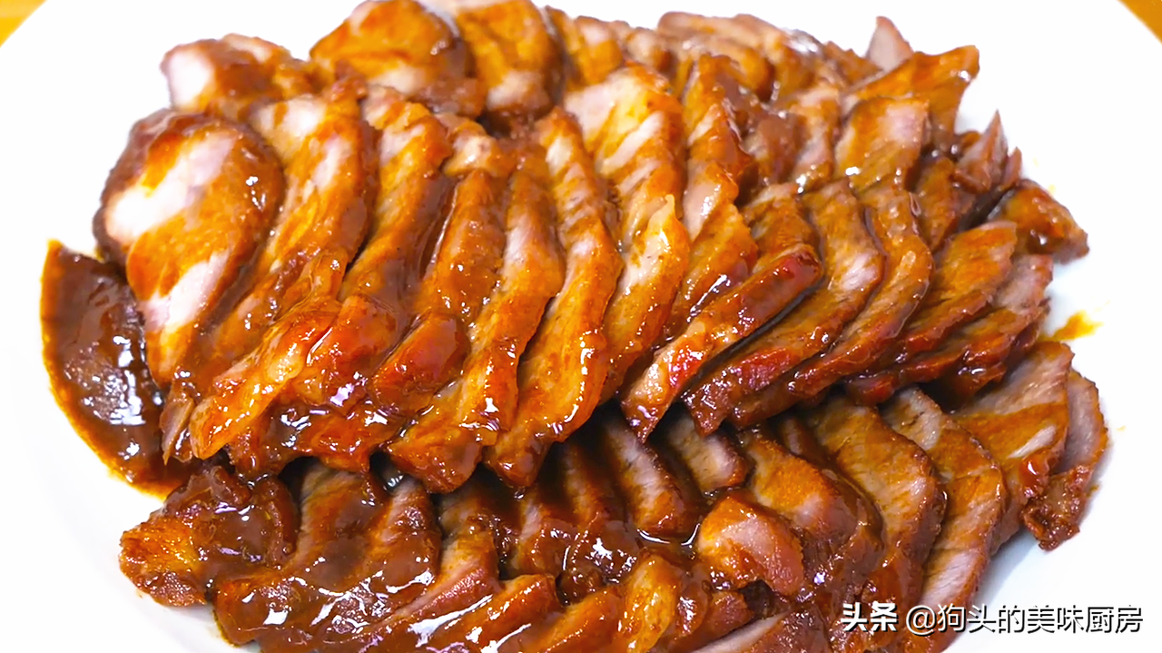 猪肉这样做太香了，整块放电饭锅里，出锅满屋飘香，切片后直接吃