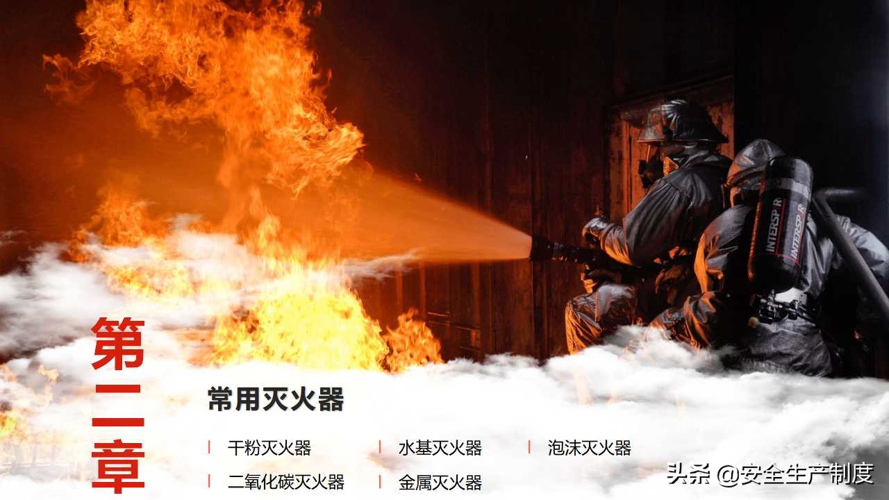 灭火器消防安全知识培训教材（36页）