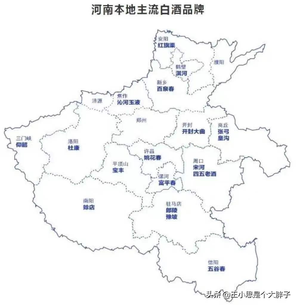 河南四大酒：杜康、宋河、仰韶、赊店，老酒收藏价值高。
