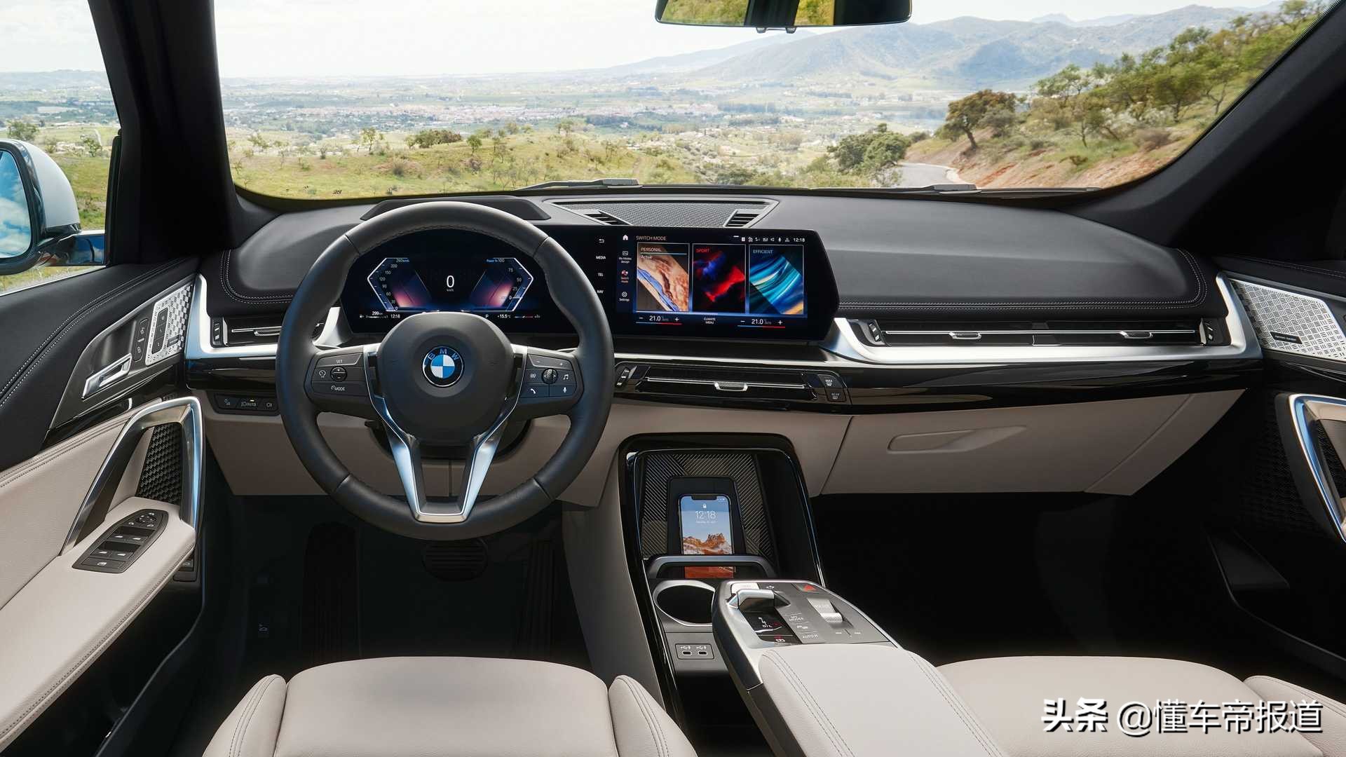 宝马x1中控台按钮图解(新车) - 四帝国车市