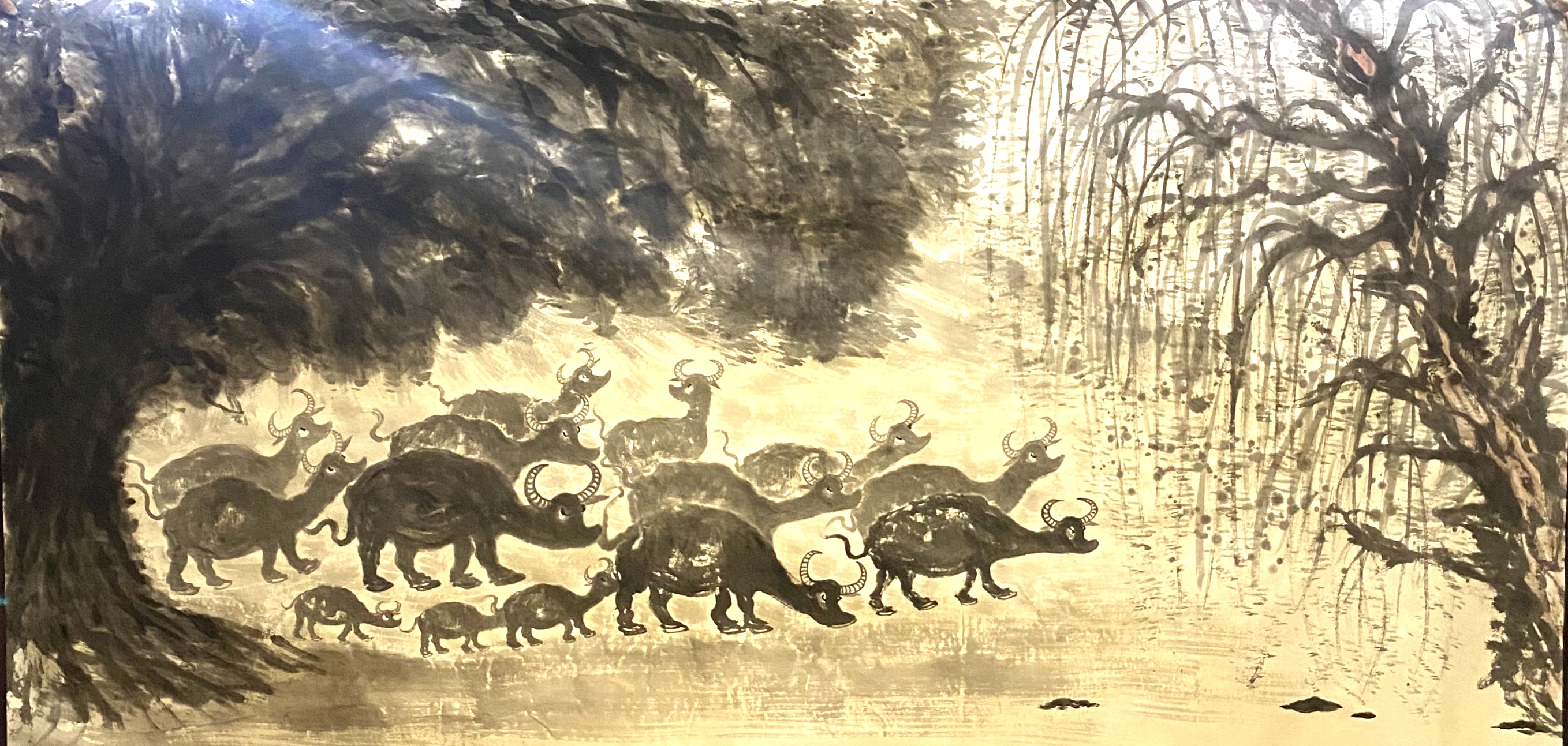 牛画,牛人,牛劲,李可染朱祖国成功的奥秘