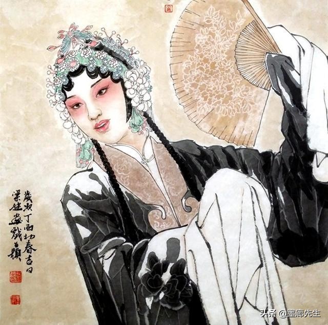 梁建、于钧、郭鑫、马俊英等画家们的戏剧赏析