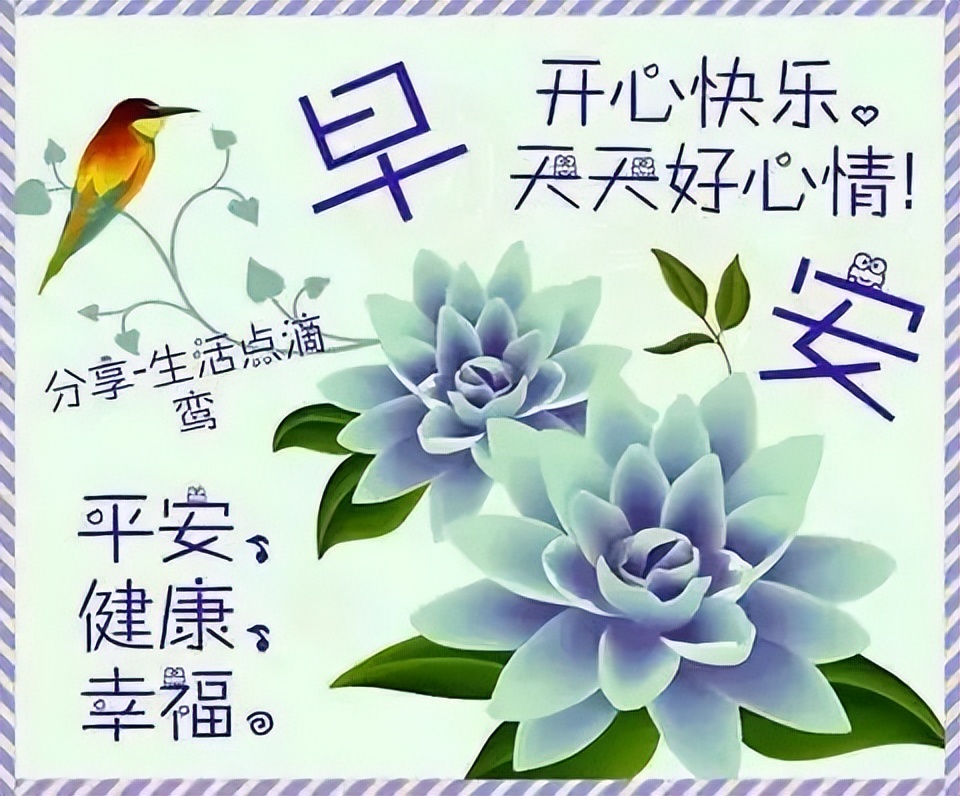 4月4日早上好表情图片，祝福问候永远在，真情永远，友谊天长地久图片
